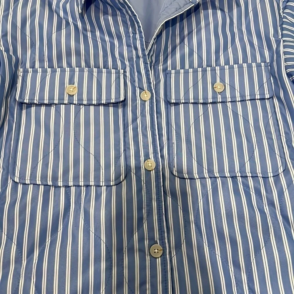 Zara Striped Jacket/Overshirt NWT